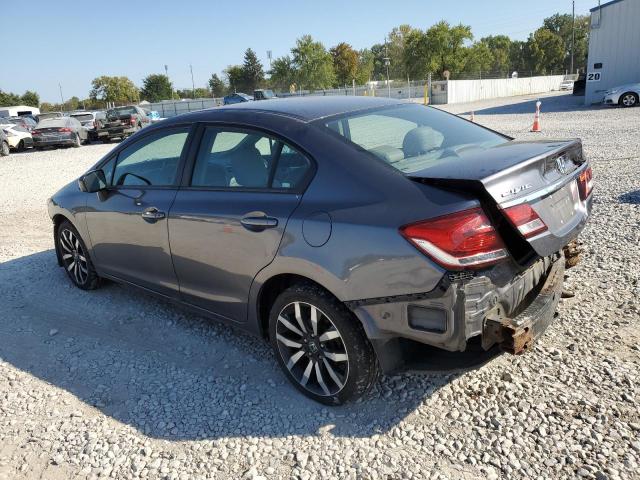 2HGFB2F93EH543174 - 2014 HONDA CIVIC EXL GRAY photo 2