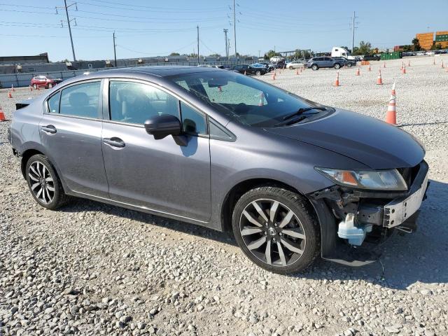 2HGFB2F93EH543174 - 2014 HONDA CIVIC EXL GRAY photo 4