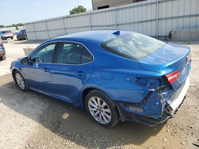 4T1B11HK6KU193635 - 2019 TOYOTA CAMRY L 蓝色 照片 2