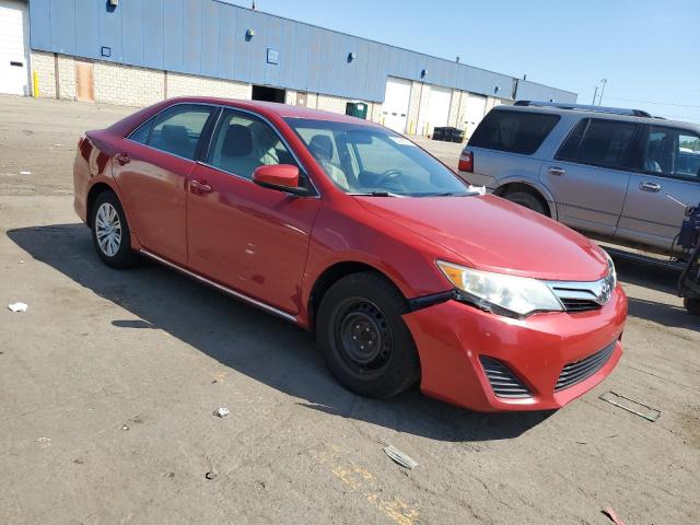 4T1BF1FK4CU601796 - 2012 TOYOTA CAMRY BASE წითელი ფოტო 4