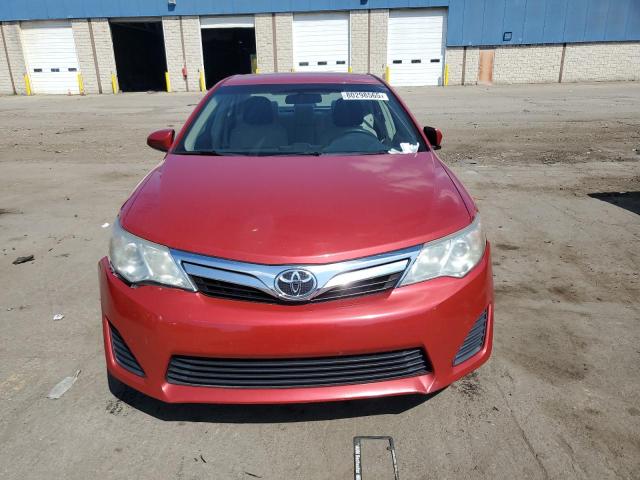 4T1BF1FK4CU601796 - 2012 TOYOTA CAMRY BASE წითელი ფოტო 5