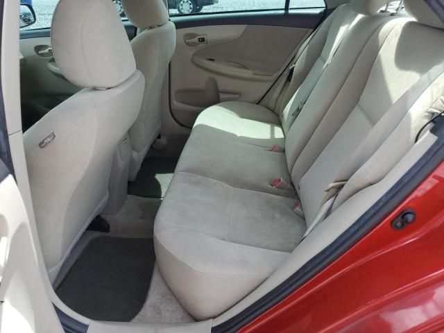 5YFBU4EE2CP059134 - 2012 TOYOTA COROLLA BASE Czerwony zdjęcie 10