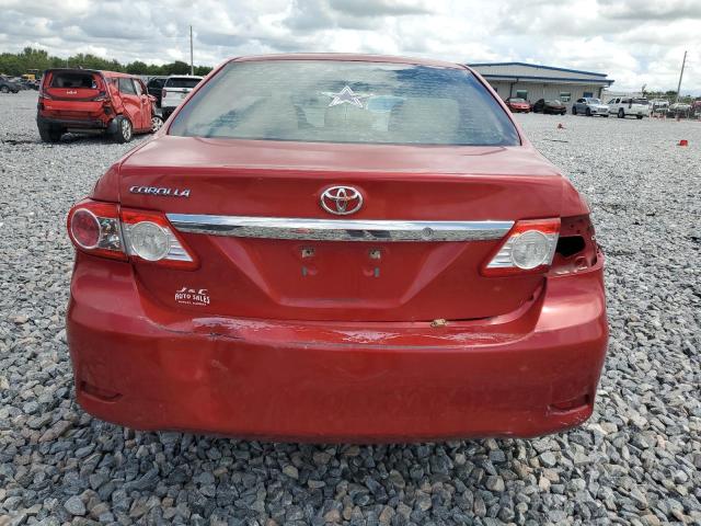 5YFBU4EE2CP059134 - 2012 TOYOTA COROLLA BASE Czerwony zdjęcie 6