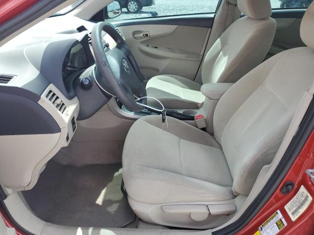 5YFBU4EE2CP059134 - 2012 TOYOTA COROLLA BASE Czerwony zdjęcie 7