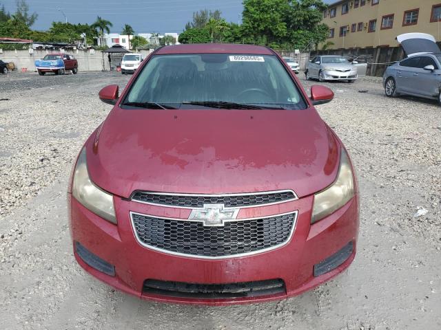 1G1PC5SBXD7260655 - 2013 CHEVROLET CRUZE LT RED photo 5