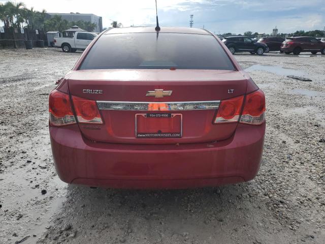 1G1PC5SBXD7260655 - 2013 CHEVROLET CRUZE LT RED photo 6