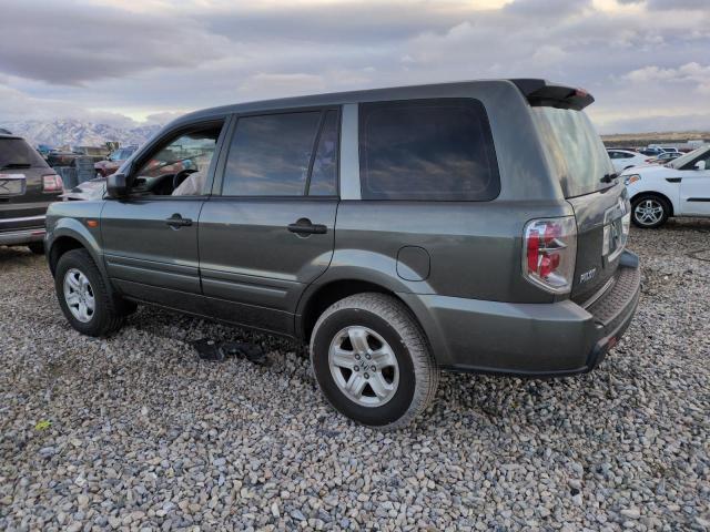 2HKYF18157H534497 - 2007 HONDA PILOT LX GRAY photo 2