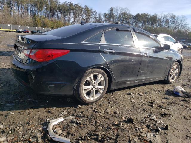 5NPEC4AC9DH505086 - 2013 HYUNDAI SONATA SE BLACK photo 3