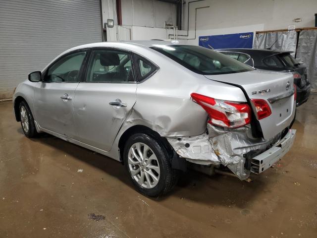 3N1AB7AP5KY400618 - 2019 NISSAN SENTRA S SILVER photo 2