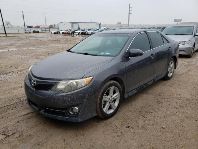 4T1BF1FK1CU183827 - 2012 TOYOTA CAMRY BASE GRAY photo 1