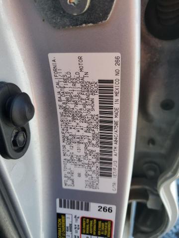 3TMJU4GNXCM129656 - 2012 TOYOTA TACOMA DOUBLE CAB PRERUNNER SILVER photo 12