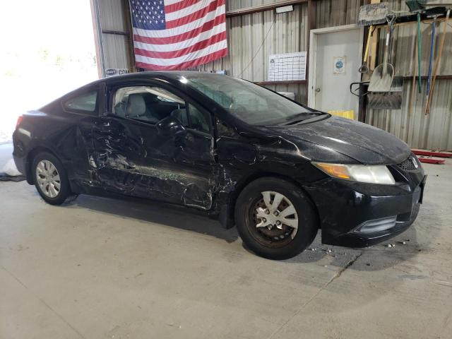 2HGFG3B59CH504502 - 2012 HONDA CIVIC LX Սև լուսանկար 4