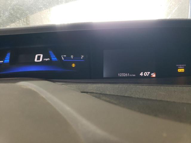 2HGFG3B59CH504502 - 2012 HONDA CIVIC LX Սև լուսանկար 9