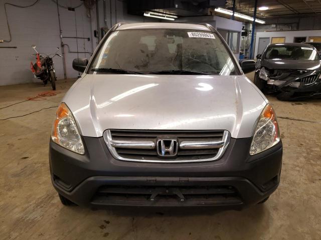 JHLRD78482C077618 - 2002 HONDA CR-V LX SILVER photo 5