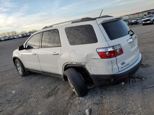 1GKKRNED9CJ395032 - 2012 GMC ACADIA SLE WHITE photo 2