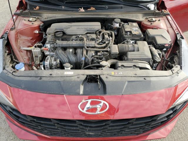 KMHLM4AG6NU264856 - 2022 HYUNDAI ELANTRA SEL RED photo 11