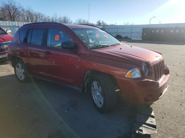 1J8FF47W57D140745 - 2007 JEEP COMPASS RED photo 4