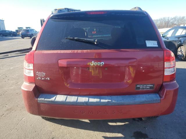 1J8FF47W57D140745 - 2007 JEEP COMPASS RED photo 6