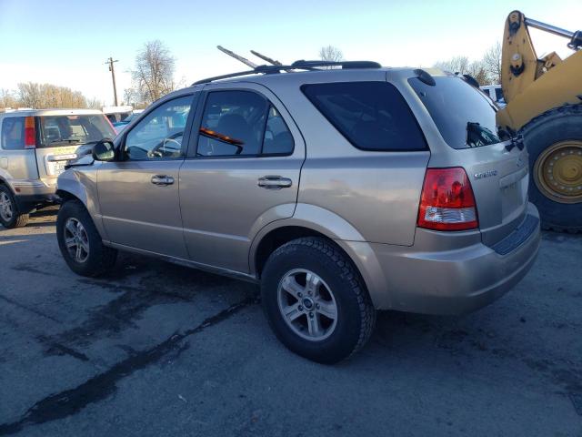 KNDJC733545261661 - 2004 KIA SORENTO EX GOLD photo 2