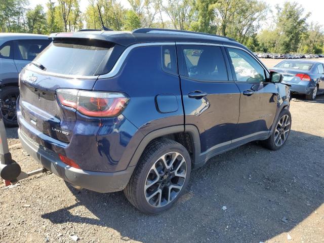 3C4NJDCB5KT679664 - 2019 JEEP COMPASS LIMITED أزرق صورة 3