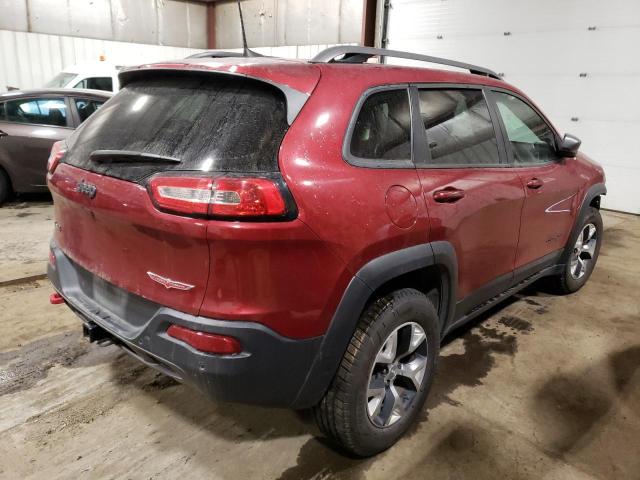 1C4PJMBS2HW583505 - 2017 JEEP CHEROKEE TRAILHAWK RED photo 3