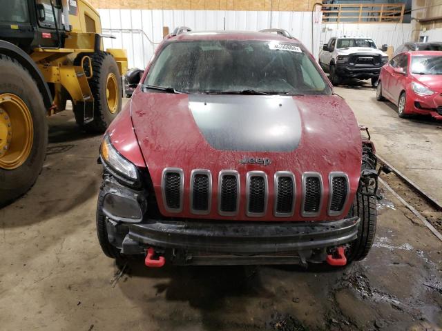 1C4PJMBS2HW583505 - 2017 JEEP CHEROKEE TRAILHAWK RED photo 5