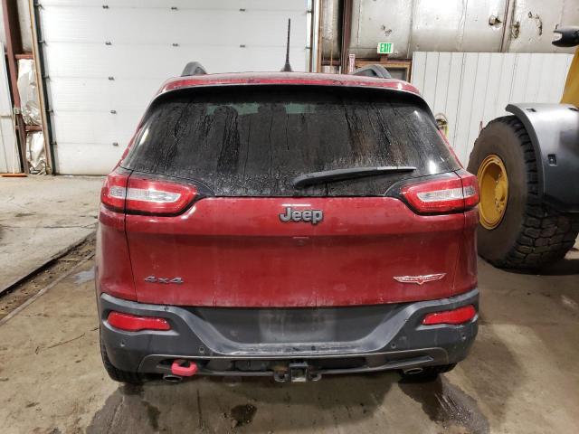 1C4PJMBS2HW583505 - 2017 JEEP CHEROKEE TRAILHAWK RED photo 6