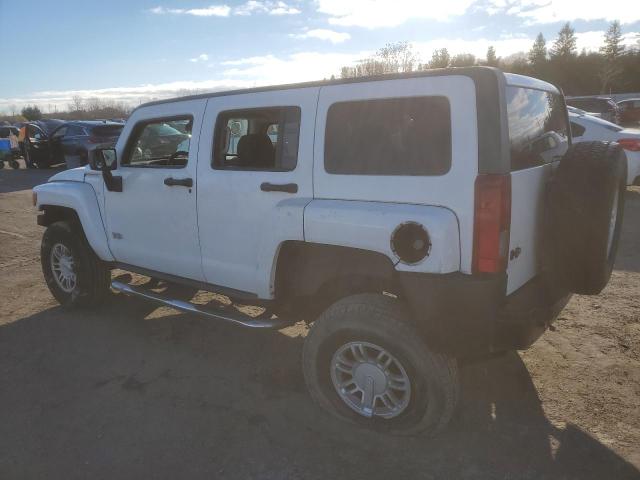 5GTEN13E698119666 - 2009 HUMMER H3 Biały zdjęcie 2
