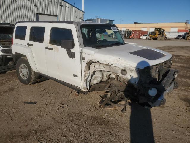 5GTEN13E698119666 - 2009 HUMMER H3 Biały zdjęcie 4