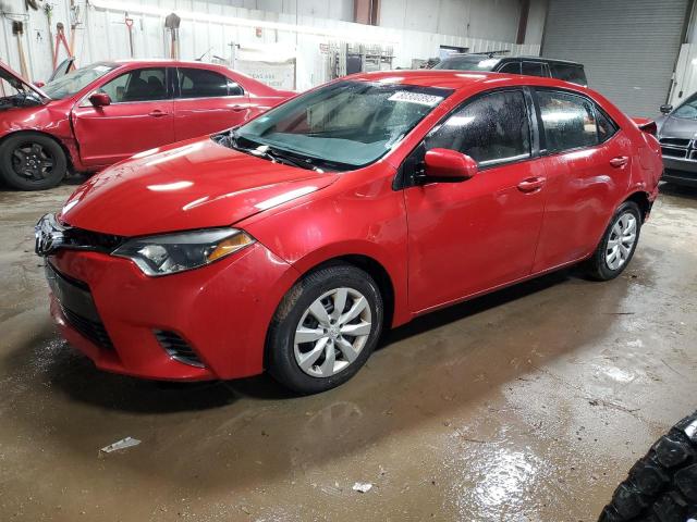 5YFBURHE4FP244699 - 2015 TOYOTA COROLLA L RED photo 1