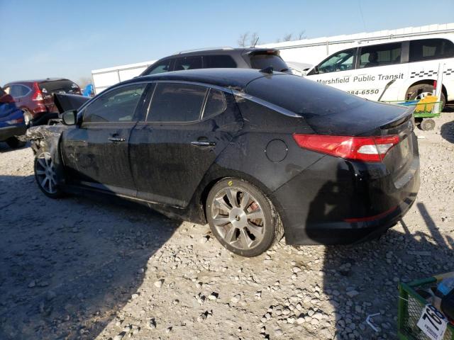 KNAGR4A66B5147165 - 2011 KIA OPTIMA SX BLACK photo 2