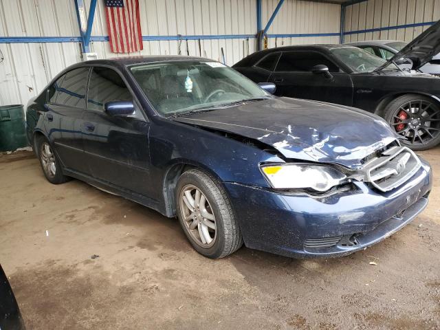 4S3BL616057229525 - 2005 SUBARU LEGACY 2.5I BLUE photo 4