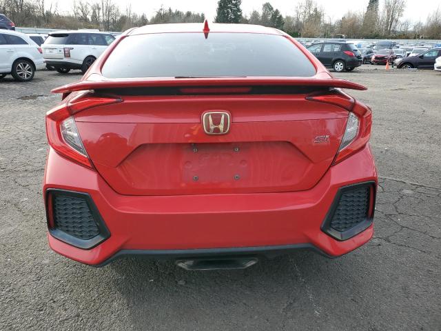 2HGFC1E51JH700457 - 2018 HONDA CIVIC SI RED photo 6