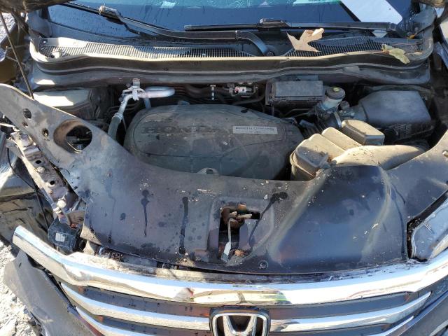 5FNYF5H50HB044298 - 2017 HONDA PILOT EXL GRAY photo 12