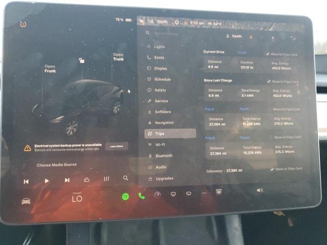 7SAYGDEE2PA210900 - 2023 TESLA MODEL Y GRAY photo 9