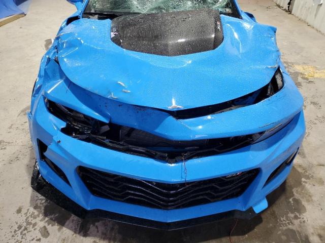 1G1FK1R63N0133918 - 2022 CHEVROLET CAMARO ZL1 BLUE photo 11