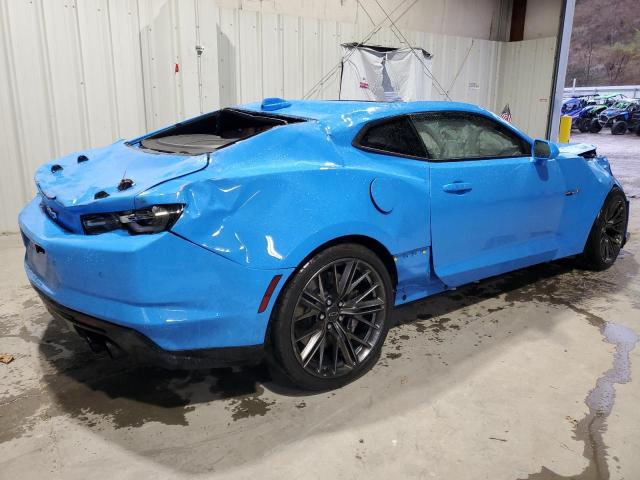 1G1FK1R63N0133918 - 2022 CHEVROLET CAMARO ZL1 BLUE photo 3