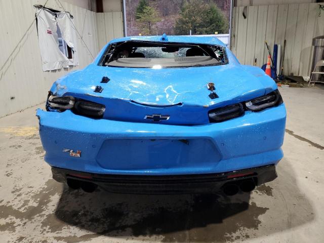 1G1FK1R63N0133918 - 2022 CHEVROLET CAMARO ZL1 BLUE photo 6