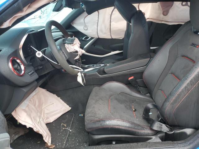 1G1FK1R63N0133918 - 2022 CHEVROLET CAMARO ZL1 BLUE photo 7