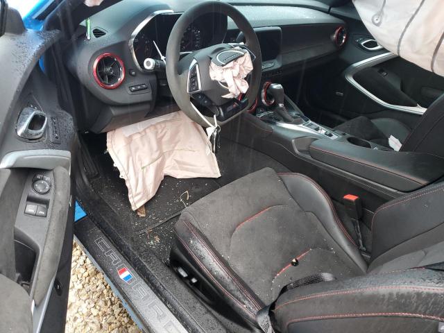 1G1FK1R63N0133918 - 2022 CHEVROLET CAMARO ZL1 BLUE photo 8