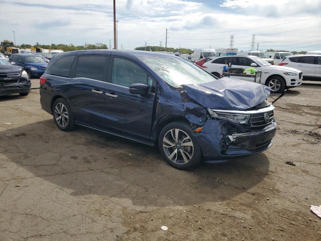 5FNRL6H80NB027655 - 2022 HONDA ODYSSEY TOURING ლურჯი ფოტო 4