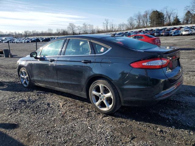 3FA6P0H79ER132971 - 2014 FORD FUSION SE BLACK photo 2