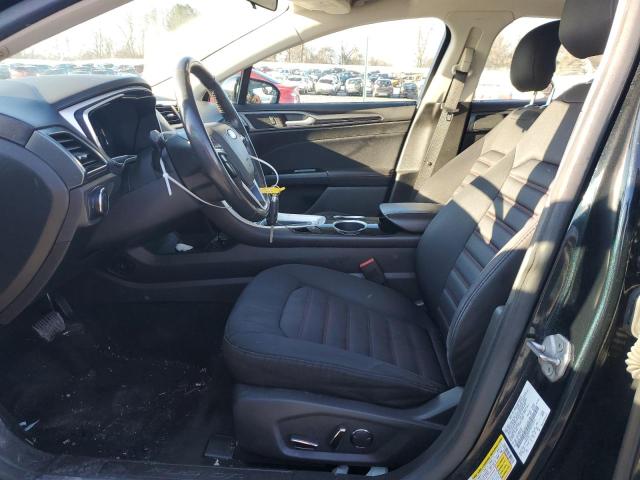 3FA6P0H79ER132971 - 2014 FORD FUSION SE BLACK photo 7