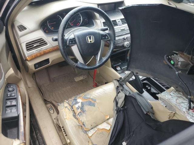 1HGCP36808A064604 - 2008 HONDA ACCORD EXL BLACK photo 8