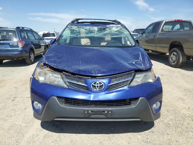 2T3WFREV2FW142839 - 2015 TOYOTA RAV4 XLE BLUE photo 5