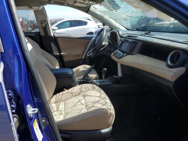 2T3WFREV2FW142839 - 2015 TOYOTA RAV4 XLE BLUE photo 7