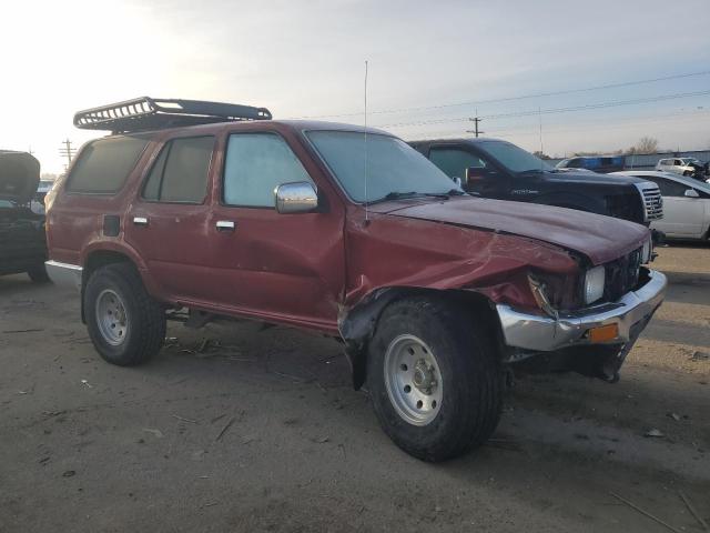 JT3VN39W4M8015337 - 1991 TOYOTA 4RUNNER VN39 SR5 RED photo 4