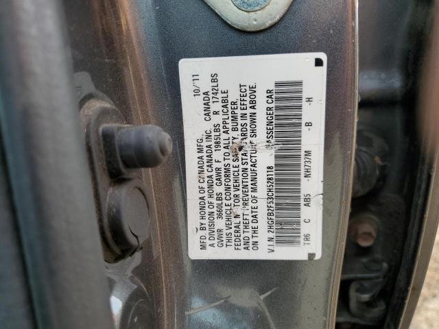 2HGFB2F53CH528118 - 2012 HONDA CIVIC LX Boz foto 12