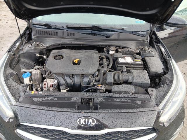 3KPF24AD6KE108548 - 2019 KIA FORTE FE შავი ფოტო 11