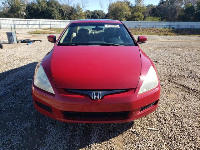 1HGCM82664A003410 - 2004 HONDA ACCORD EX RED photo 5